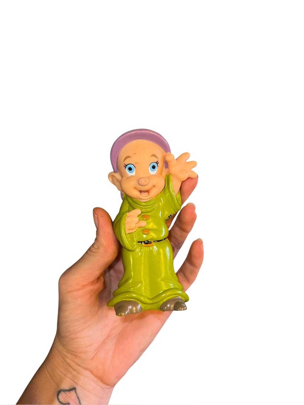 Disney Dopey dwarf rubber toy